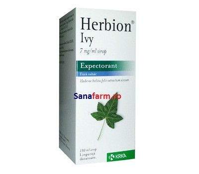 Herbion Sirop varianta mai ieftina a Prospan Sirop