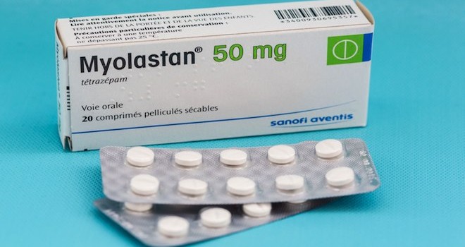 Inca un medicament retras de pe piata: Tetrazepam (Myolastan)