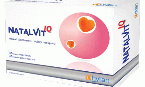 NatalVit IQ –   Vitamine si minerale cu Botosei CADOU