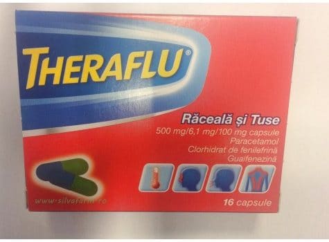 THERAFLU Raceala si Tuse : Trateaza simptomele de raceala, gripa si tuse