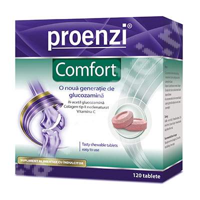 Proenzi ArtroStop Comfort : Tablete Masticabile cu Glucozamina și Colagen Pentru Articulații
