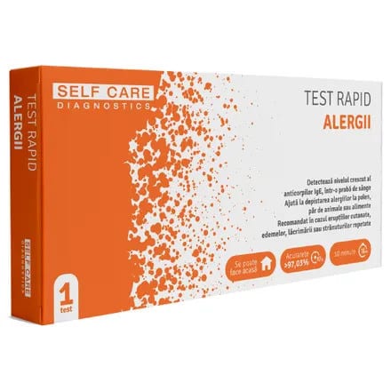 TEST Rapid pentru ALERGII – Test de alergii, la tine acasǎ